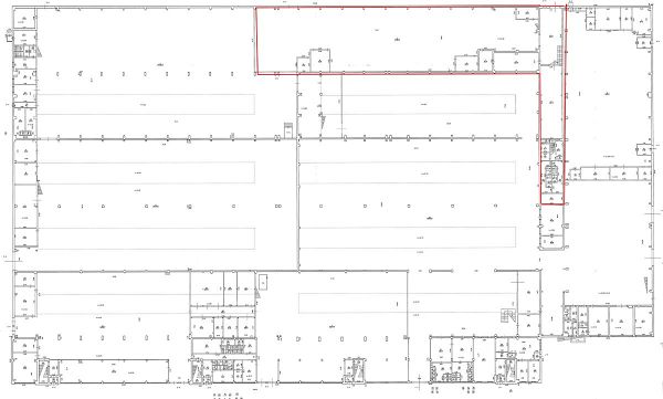 Схема - Склад 1 650 кв.м в аренду 